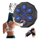 Máquina De Boxeo Musical Con Luces Inteligentes, Con Guantes