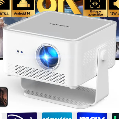 Proyector Portátil Magcubic Hy450max Android 14, Proyector Profesional Nativo 1080p 1100ansi, Soporta Decodificación 8k, Completo, Equipado Con Control Remoto, Hdmi, Interfaz Usb, Altavoz De 12w | Meses sin interés
