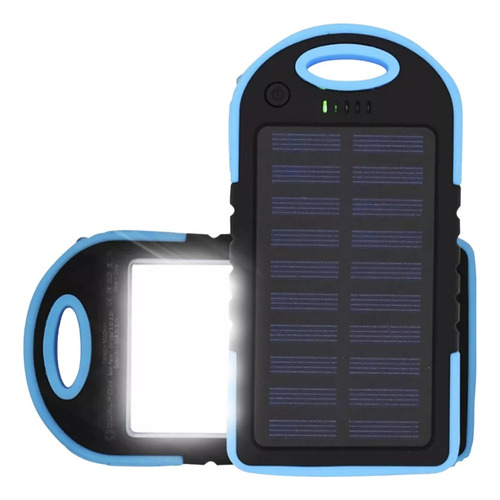 Bateria Externa Cargador Portatil Solar Con Luz