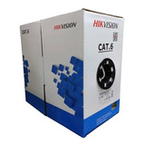 Cable Utp Categoria 6 Unifilar Hikvision 100% Cobre Factura