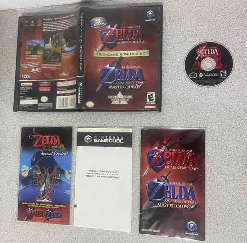Zelda Ocarina Of Time Master Quest Gamecube Completo