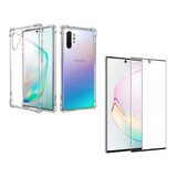 Kit Case Capa Para Samsung Galaxy Note 10 Plus + Pelicula