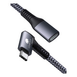 Cable De Extensión Usb C, Conmdex 3.3 Pies3.3 Ft Ángu...