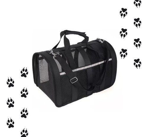 Bolso Transporte Mascotas Talla M 41x26x24 Mediano Malla