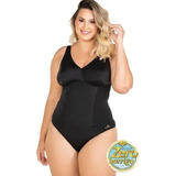 Maiô Classic Liso Zero Barriga Dilady - Banho De Mar 6015401