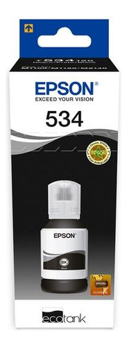 Tanque De Tinta Epson T534 Negro, 6.000 Páginas