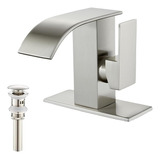 Grifo De Lavabo De Baño Cascada Con Mangueras De Montaje Dri