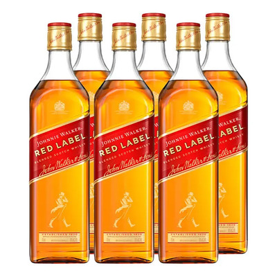 Combo Whisky Johnnie Walker Red Label 750ml - 6 Unidades | MercadoLivre