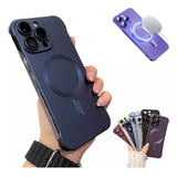 Funda Metálica Sin Marco Para iPhone 11, 12, 13, 14, 15 Pro