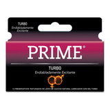 Preservativo Prime De Latex Con Gel Turbo X 12 U