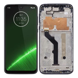 Tela Display Frontal Compatível Moto G7 Play Xt1952 Com Aro