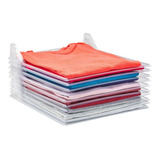 Organizador De Remeras Pack X 10 Camisas Separador Plástico.