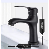 Llave De Baño, Llave Lavamanos, Negro Mate