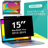 Protector Pantalla Para Macbook Pro 15 PuLG (2012-2015) Negr