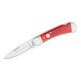 Navaja Boker Arbolito Ts 2.0 Lockback Hueso Personalizada Color Rojo