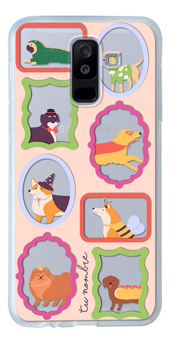 Funda Para Galaxy Para Mujer Perritos Cuadros Con Nombre