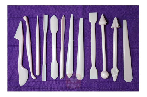 Set X 12 Esteca Estecas Utensillo Reposteria Belgrano