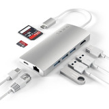 Hub Adaptador Usb-c 3.0 Hdmi 4k Sd Micro Sd Ethernet Satechi