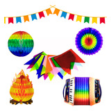 Kit Decoração Festa Junina São João Arraiá Caipira Balão 