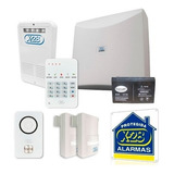 Kit Alarma Casa X-28 4 Zonas Luz Emergencia Domiciliar-insei