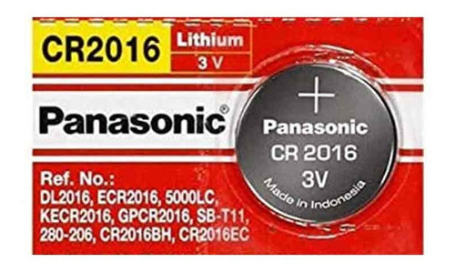 Pila Boton Panasonic Cr2016 Lithium 3v - Factura A / B