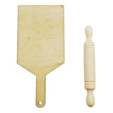 Tabla De Cortar De Madera Decorativa Para Minicasa, Modelo D