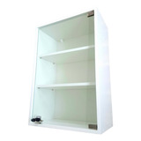 Vitrine Expositor Prateleira Com Porta Vidro 44 X 64 X 25 Cm