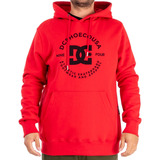 Buzo Dc Shoes Hombre Canguro Big Circle (roj) - Wetting Day