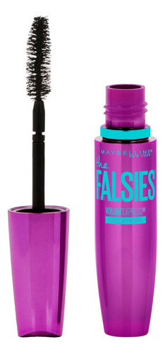 Máscara De Pestañas Falsies Waterproof Maybelline Color Negro Tipo De Piel Negro