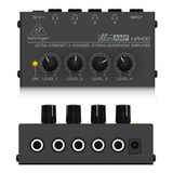 Amplificador De Audifonos 4 Salidas Behringer Ha400 