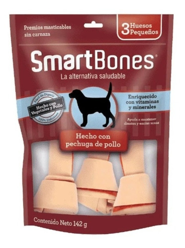 Smartbones Chicken | Snack Pequeño Para Perro | Pollo X 3 U