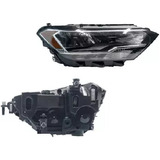 Faro Jetta A7 F/negro C/led C/m 2019 2020 2021 2022 2023 Der