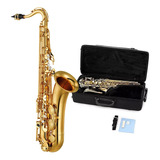 Saxofón Tenor Yamaha Yts 280 Id Bb C/ Estuche Laqueado Cor Dourado