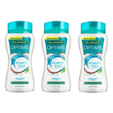 3 Pack Shampoo Palmolive Optims Con Agua De Coco 680ml