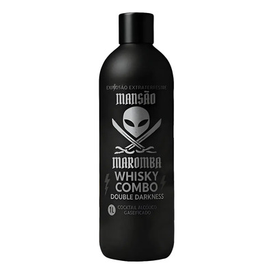 Drink Whisky Combo Double Darkness 1 Litro Mansão Maromba | MercadoLivre