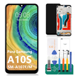 Para Samsung A10s 2019 A107 Pantalla Táctil Lcd Con Marco