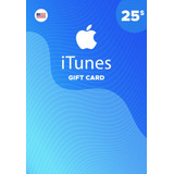 Gift Card Itunes (usa) - 25 Usd