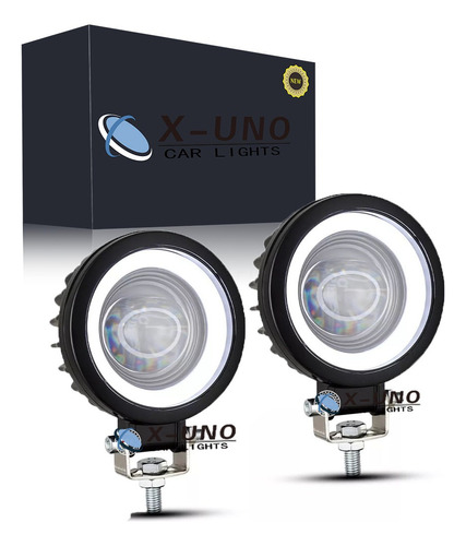 Faros Proyector Luses Bicolor Hi/lo Spot Beam Lupas Led Moto