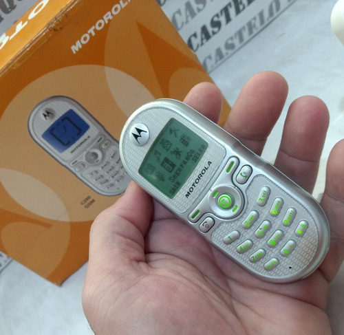 Celular Motorola C200 Original Na Caixa Pequeno Antigo 100%