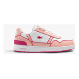 Tenis Lacoste T-clip Junior Rosa