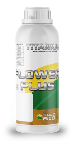 Titanium Flower Plus Solo Rico Fertilizante Frasco 1 Lt