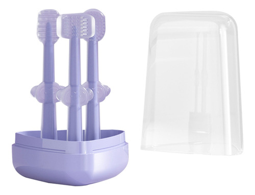 (pl) Escova De Dentes De Silicone Conjunto De Higiene Bucal