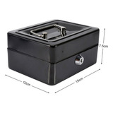 Caja Fuerte 1pc Mini Portátil De Acero Con Cerradura Pequeña