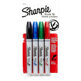 Marcadores Sharpie Punta Pincel En Set  4 Colores