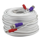 Cable De Audio Y Video Para Camara De Seguridad - 60 Metros