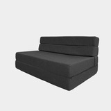 Sofa Cama Blend Matrimonial Tela Holland Velvet Black