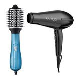 Set Secador Gama Ultra Ion + Cepillo Voluminizador Babyliss