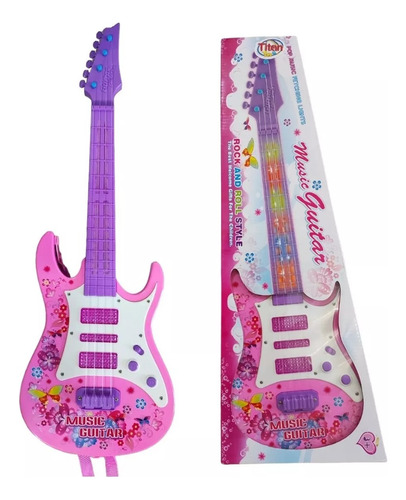 Guitarra Juguete Electrica Instrumento Infantil Musica