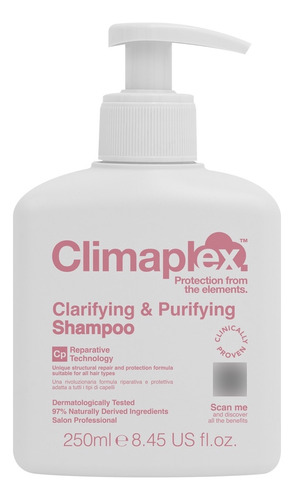 Shampoo Sin Sulfato Cabello Graso Climaplex Purifying 250 Ml