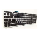 Teclado Hp Envy 15-j000 Español Negro Frame Plata 760743-161